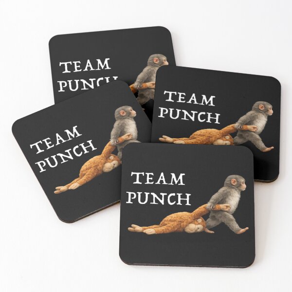 Item preview, Team Punch, Punch the monkey - Baby Monkey Holding Plush Toy, Monkey Punch  designed and sold by MD-Over.