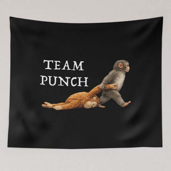 Item preview, Team Punch, Punch the monkey - Baby Monkey Holding Plush Toy, Monkey Punch  designed and sold by MD-Over.