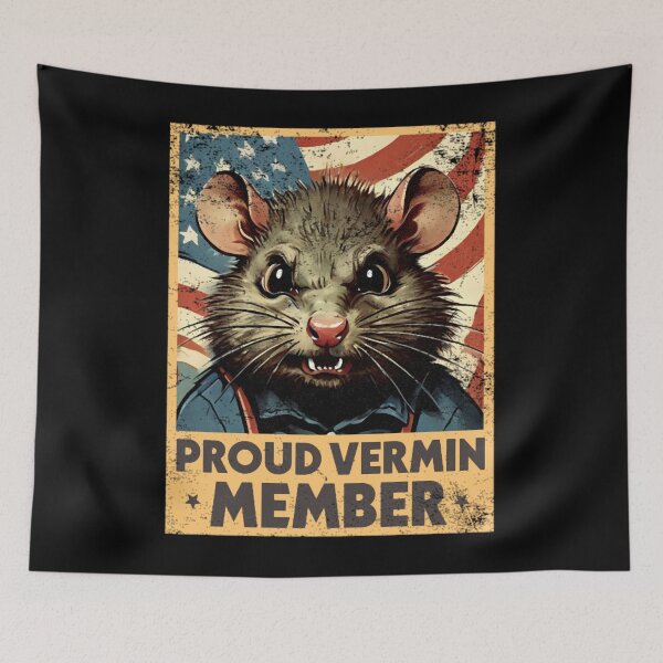 Item preview, Proudd Verminn Vote Blue Classic designed and sold by vector-vec.