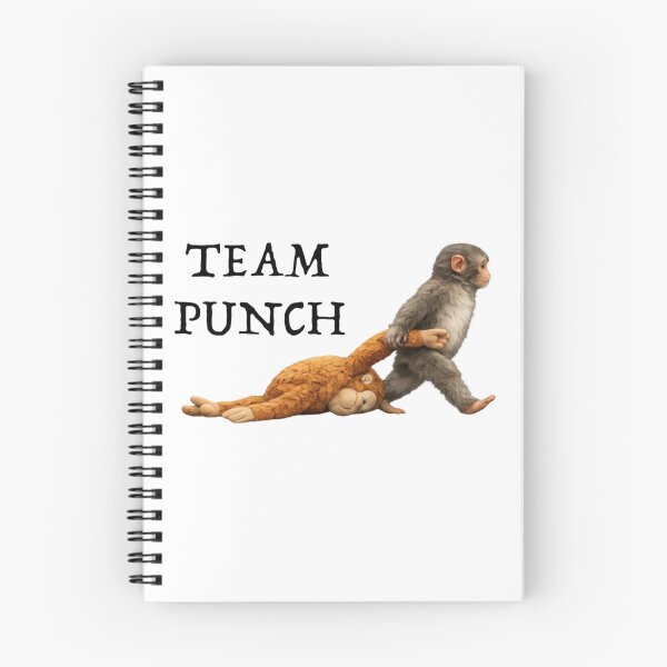 Item preview, Team Punch, Punch the monkey - Baby Monkey Holding Plush Toy, Monkey Punch, Punch Monkey designed and sold by MD-Over.