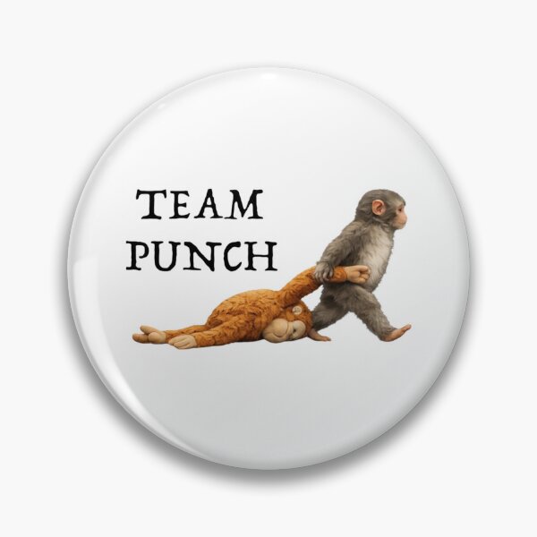 Item preview, Team Punch, Punch the monkey - Baby Monkey Holding Plush Toy, Monkey Punch, Punch Monkey designed and sold by MD-Over.
