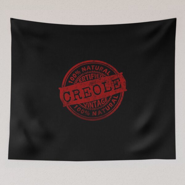 Item preview, Vintage Red Stamped 100% Certified Creole Gift designed and sold by miworldapparel.