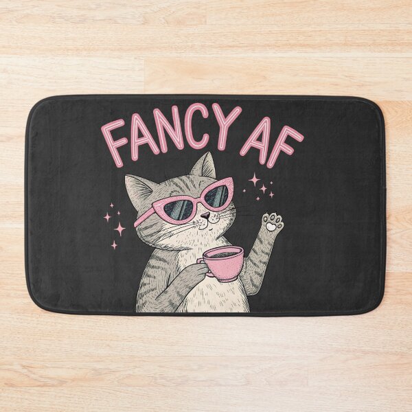 Item preview, Fancy AF Cat – Classy With Attitude designed and sold by Artiviose.