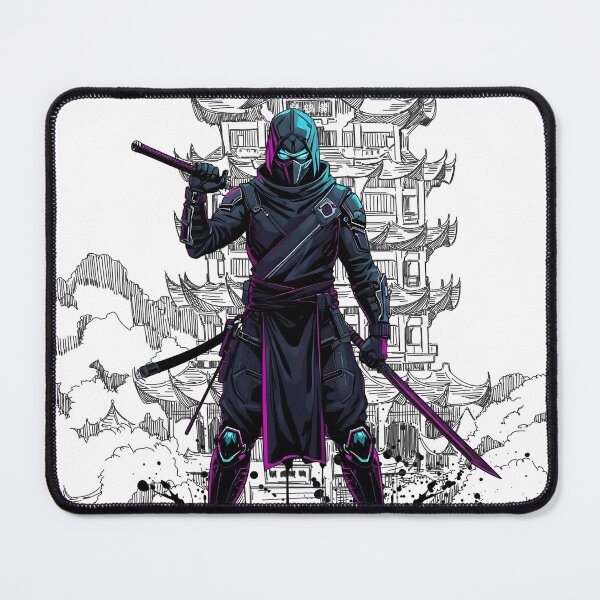 Item preview, Futuristic Samurai Ninja designed and sold by yuki-hana.