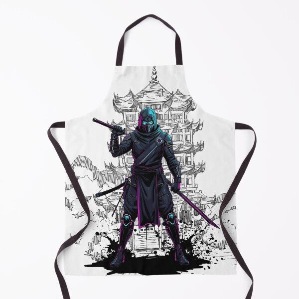 Item preview, Futuristic Samurai Ninja designed and sold by yuki-hana.