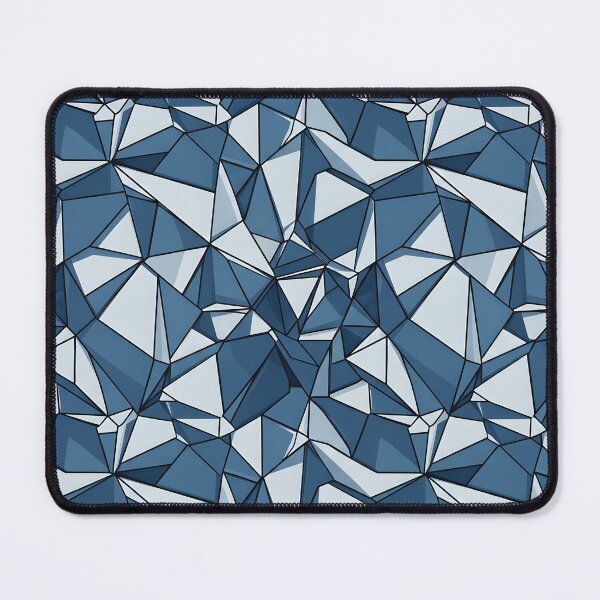Item preview, Futuristic Silver Crystal Shards – Minimalist Tech Geometry designed and sold by patterncrow.