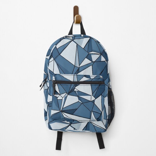 Item preview, Futuristic Silver Crystal Shards – Minimalist Tech Geometry designed and sold by patterncrow.