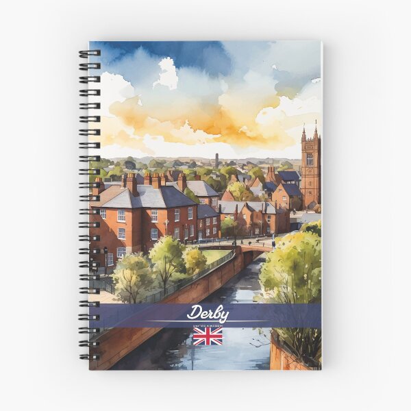 Artikelvorschau, Derby UK Reisen entworfen und verkauft von Thistle-TShop.