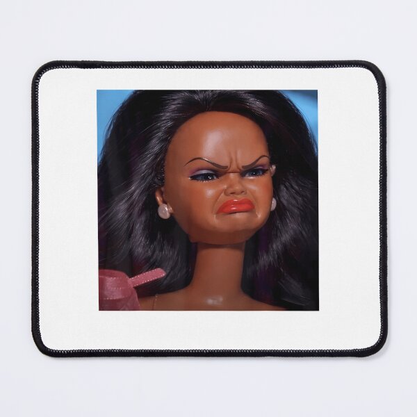 Item preview, Angry Disgusted Black Doll Face Meme Reaction Meme Funny T-Shirt designed and sold by VillociShop.
