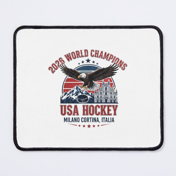 Item preview, USA Hockey 2026 World Champs Milano Cortina Italia Vintage Retro designed and sold by HeatherCWolf.