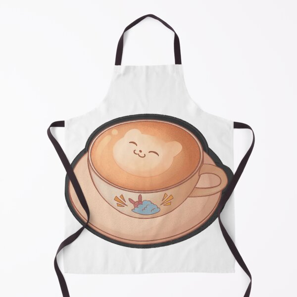 Item preview, Cute Cat Latte Sticker – Kawaii Coffee Cat, Cozy Cafe Vibes designed and sold by Mood Craft.