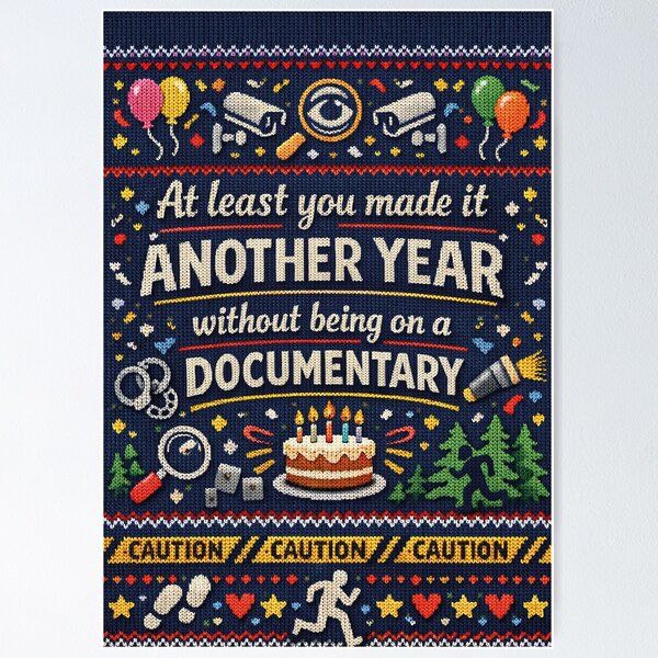 Item preview, True crime documentary, funny birthday saying designed and sold by Mauswohn.