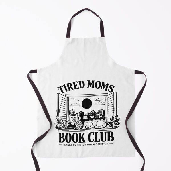 Item preview, Tired Moms Book Club Funny Coffee Reading Quote designed and sold by Pawsome Quotes.