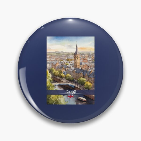 Item preview, Cardiff UK Travel designed and sold by Thistle-TShop.