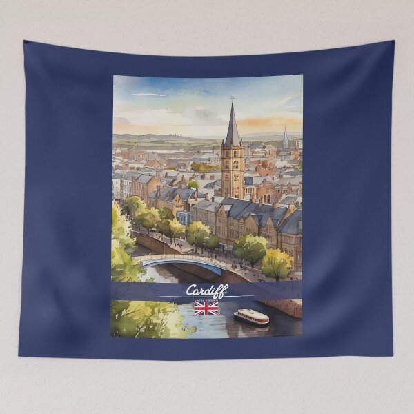 Item preview, Cardiff UK Travel designed and sold by Thistle-TShop.