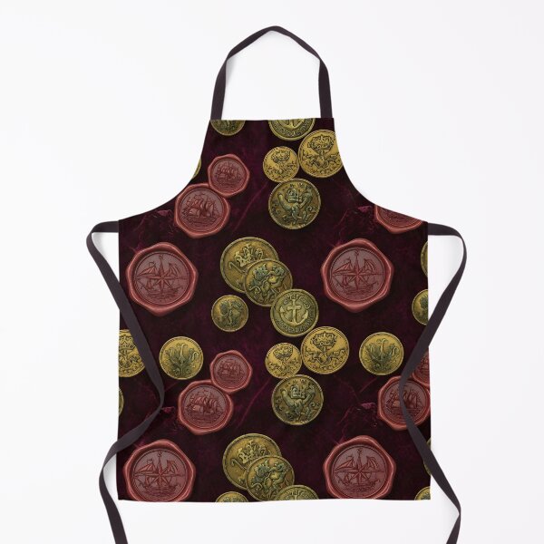 Item preview, Piratecore design, Hoard Antique Wax Seals & Tarnished Gold on Velvet designed and sold by patterncrow.