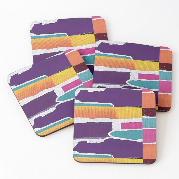 Item preview, Vibrant Abstract Stripes – Modern Color Block Art designed and sold by PeridotGypsy.