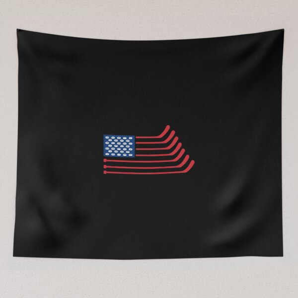 Item preview, USA Hockey 2026 American Flag designed and sold by HeatherCWolf.