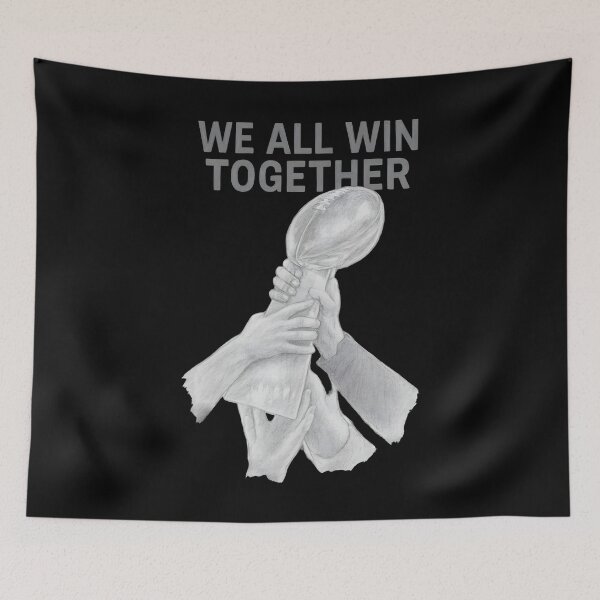 Item preview, We All Win Together Seattle Football designed and sold by JacquelinePerki.