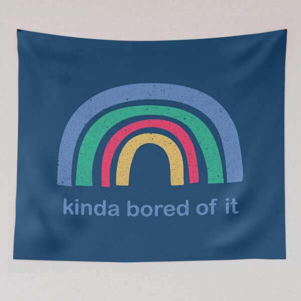 Item preview, Kinda Bored of It - Blue designed and sold by planDpromotions.