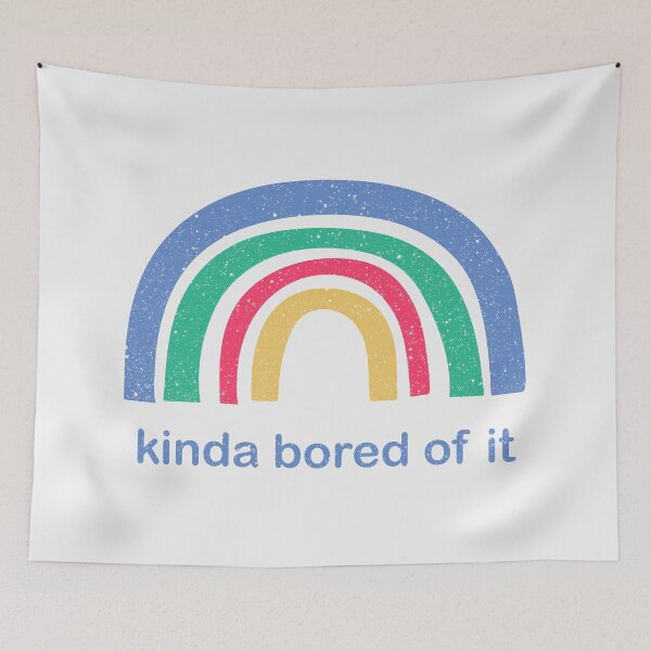 Item preview, Kinda Bored of It - White designed and sold by planDpromotions.