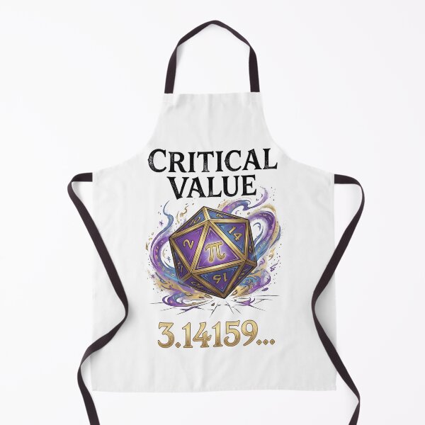 Item preview, Critical Value Pi D20 Die - Math Gamer Tabletop RPG Gift designed and sold by Luminari Creations.