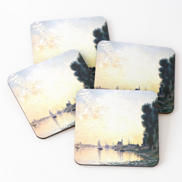 Item preview, Argenteuil, Late Afternoon: Sailboats on the Seine designed and sold by artdesignsnow.