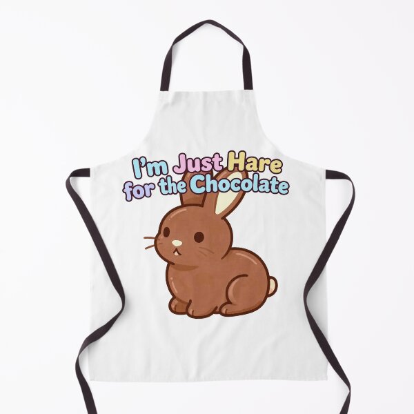 Item preview, I’m Just Here for the Chocolate Funny Easter Design designed and sold by AnimalAirtistry.