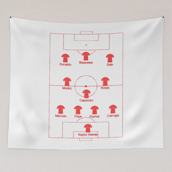 Item preview, Red Silhouette Formation Football designed and sold by nerdyygraphic.