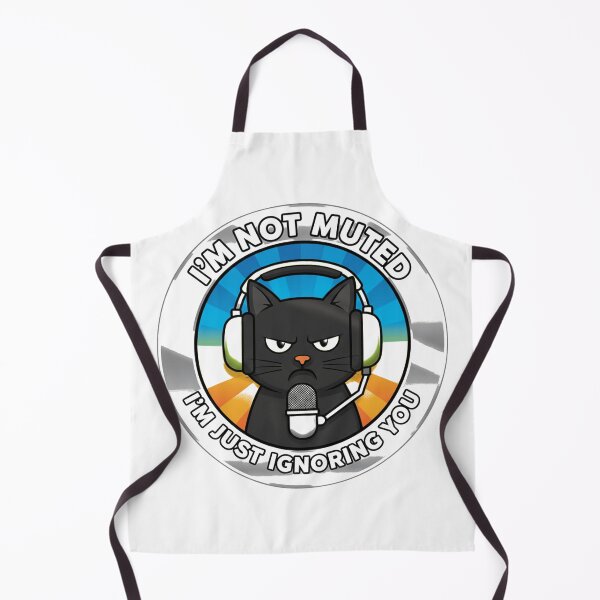 Item preview, Funny Muted Cat - I'm Just Ignoring You designed and sold by HomeOfficeHero.