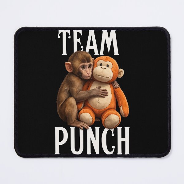 Item preview, Team Punch, Punch the monkey - Baby Monkey Holding Plush Toy, Monkey Punch, Punch Monkey designed and sold by MD-Over.