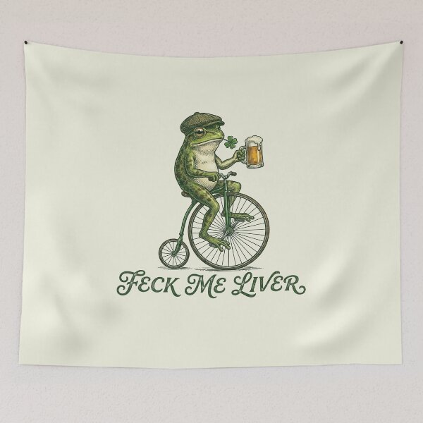 Item preview, Feck Me Liver Irish Frog designed and sold by AdyKurniawan.
