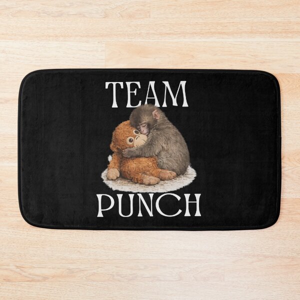 Item preview, Team Punch, Punch the monkey - Baby Monkey Holding Plush Toy, Monkey Punch, Punch Monkey designed and sold by MD-Over.