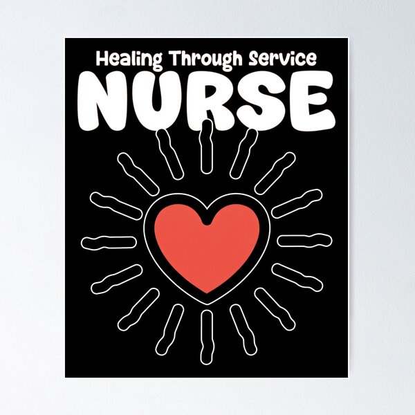Item preview, NURSE - HEALING THROUGH SERVICE designed and sold by KEF Custom.