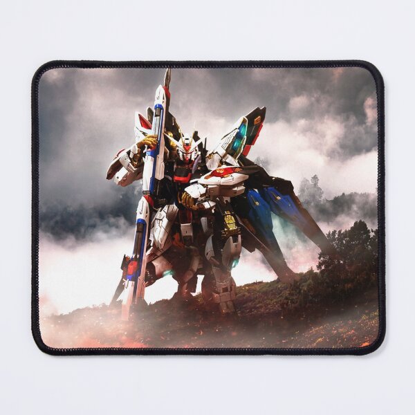 Item preview, full colour ZGMF-X20A Strike Freedom Gundam on fire illustration digital art designed and sold by sabartgunpla.