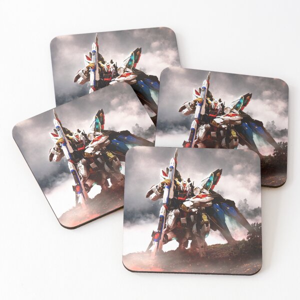Item preview, full colour ZGMF-X20A Strike Freedom Gundam on fire illustration digital art designed and sold by sabartgunpla.