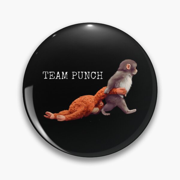 Item preview, Team Punch, Punch the monkey - Baby Monkey Holding Plush Toy, Monkey Punch, Punch Monkey designed and sold by MD-Over.