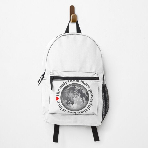 Item preview, Powerful Love Quote with Moon and Heart Art designed and sold by PixelWaveBD.