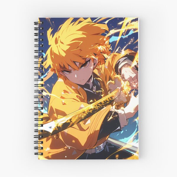 Artikelvorschau, Zenitsu Agatsuma Demon Slayer Anime Thunderbolt Sword Strike entworfen und verkauft von Spraykart.