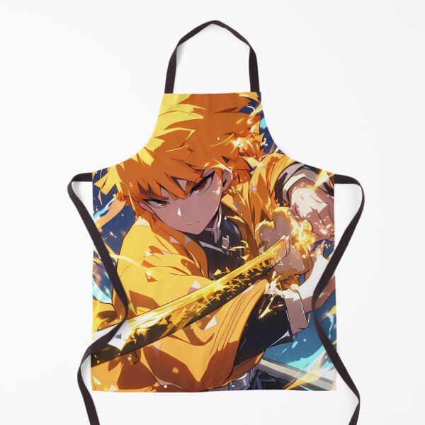 Item preview, Zenitsu Agatsuma Demon Slayer Anime Thunderbolt Sword Strike designed and sold by Spraykart.