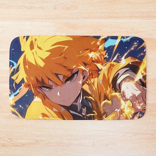 Item preview, Zenitsu Agatsuma Demon Slayer Anime Thunderbolt Sword Strike designed and sold by Spraykart.