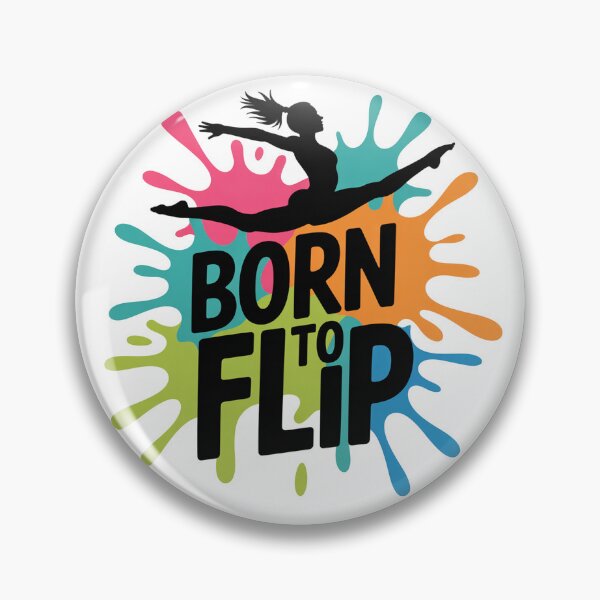 Item preview, Born to Flip Gymnastics Love Quote designed and sold by Nzgiftsandmore.