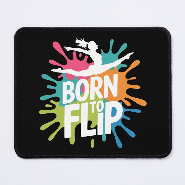 Item preview, Born to Flip Gymnastics Love Quote designed and sold by Nzgiftsandmore.