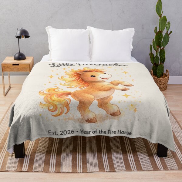 Item preview, Little Firecracker – 2026 Fire Horse Baby designed and sold by 97Ts.