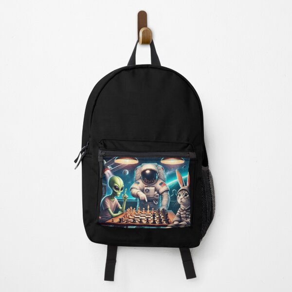 Item preview, Cosmic Chess – Alien, Astronaut & Rabbit designed and sold by Dogandesighn.