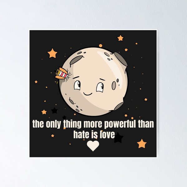 Item preview, Cute Kawaii Moon and Stars Inspirational Quote designed and sold by PixelWaveBD.