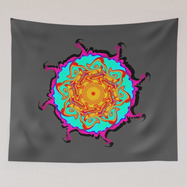 Item preview, Vibrant Psychedelic Mandala designed and sold by Iillustrator’s Shop.