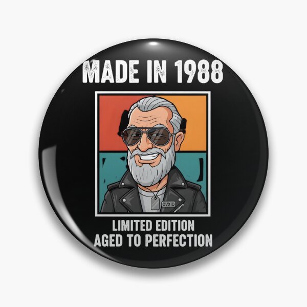 Item preview, Made In 1988 Limited Edition - Retro Biker Aged To Perfection designed and sold by OVXIO.