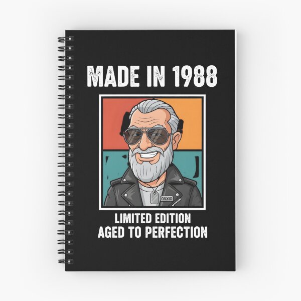 Item preview, Made In 1988 Limited Edition - Retro Biker Aged To Perfection designed and sold by OVXIO.