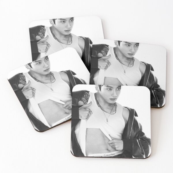 Item preview, Jungkook Calvin Klein Poster Black & White designed and sold by lilivisual.